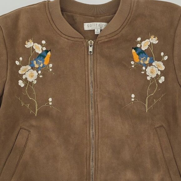 Solitaire by Ravi Khosla Embroidered Jacket Size Small - Picture 4 of 4